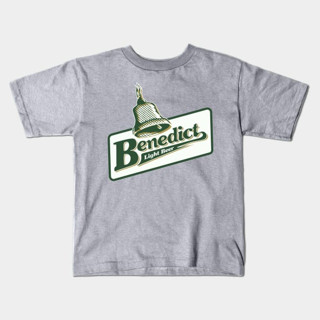 Benedict Light Beer Kids T-Shirt by MBK